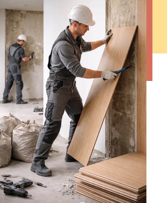 Демонтаж стеновых панелей в Энгельс от 3731 руб. за м² быстро и недорого | ОТДЕЛОЧНИК-Энг