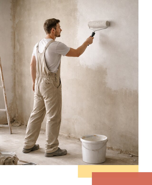 Грунтовка стен под отделку в Энгельс профессиональным раствором