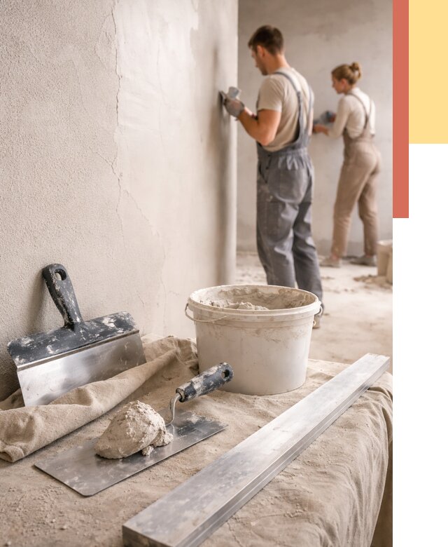 Штукатурка стен гипсовая в Энгельс от 4797 руб/м2 — быстро и недорого | ОТДЕЛОЧНИК-Энг