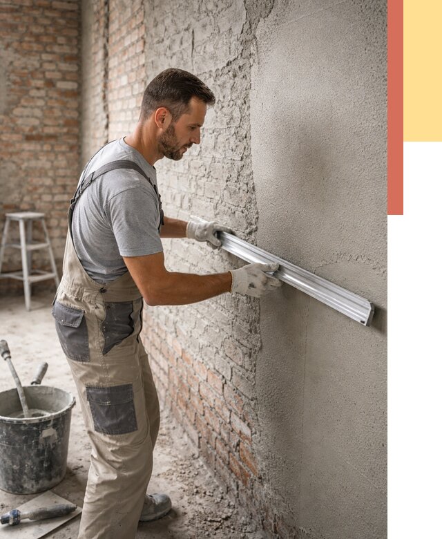 Штукатурка кирпичных стен в Энгельс от 4797 руб/м2 — быстро и недорого | ОТДЕЛОЧНИК-Энг