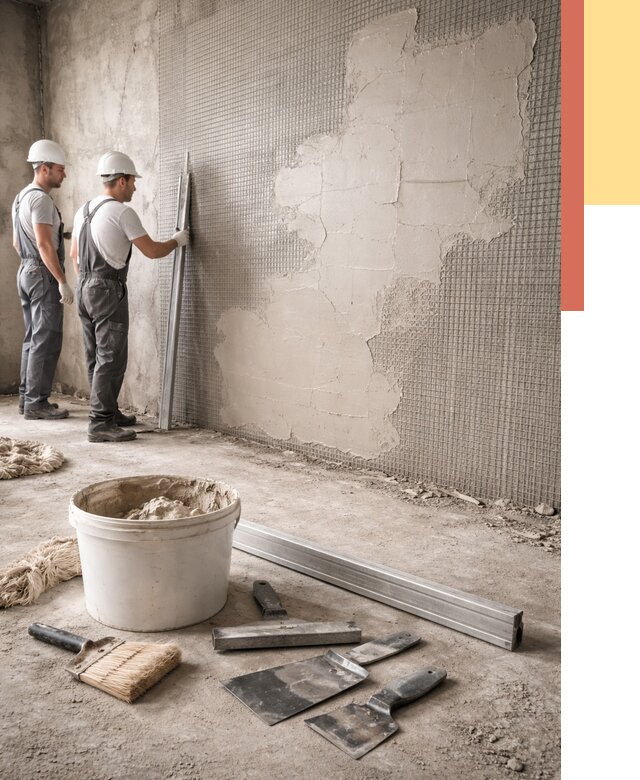 Штукатурка стен по сетке в Энгельс от 5862 руб./м2 — быстро и недорого | ОТДЕЛОЧНИК-Энг