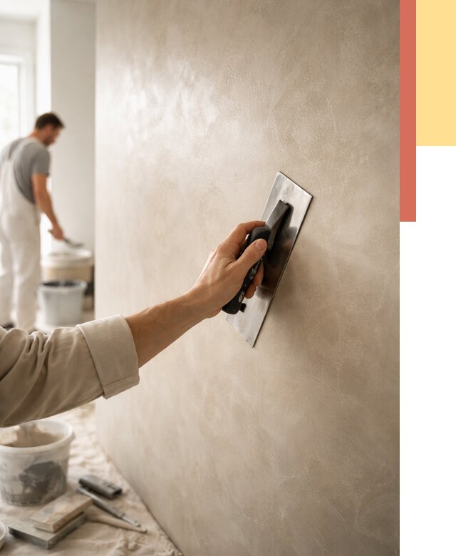 Венецианская штукатурка в Энгельс от 3731 руб/м² — нанесение стен под ключ | ОТДЕЛОЧНИК-Энг