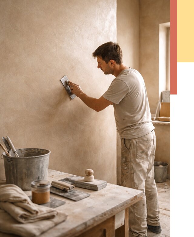 Марокканская штукатурка таделакт в Энгельс под ключ от 4477 руб. | ОТДЕЛОЧНИК-Энг