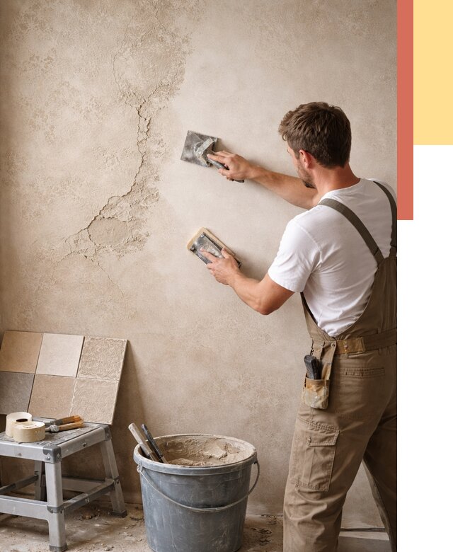 Ремонт декоративной штукатурки в Энгельс от 4797 руб. под ключ | ОТДЕЛОЧНИК-Энг