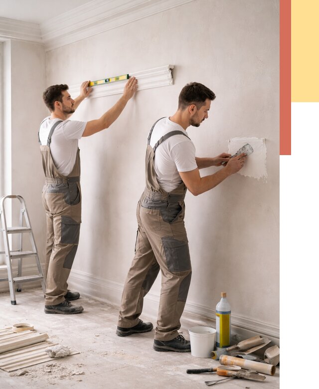 Монтаж лепнины на стены в Энгельс от 4797 руб. — недорого, быстро | ОТДЕЛОЧНИК-Энг