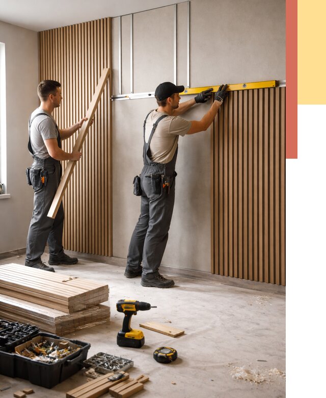 Монтаж реечных панелей на стены в Энгельс от 1279 руб. — быстро и недорого | ОТДЕЛОЧНИК-Энг