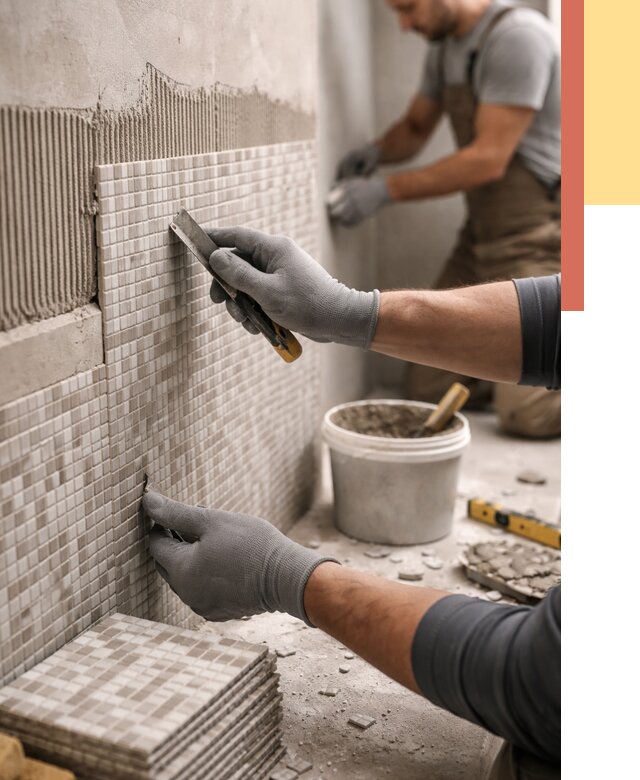 Облицовка стен мозаикой в Энгельс от 3411 руб/м2 — укладка мозаики на стены | ОТДЕЛОЧНИК-Энг