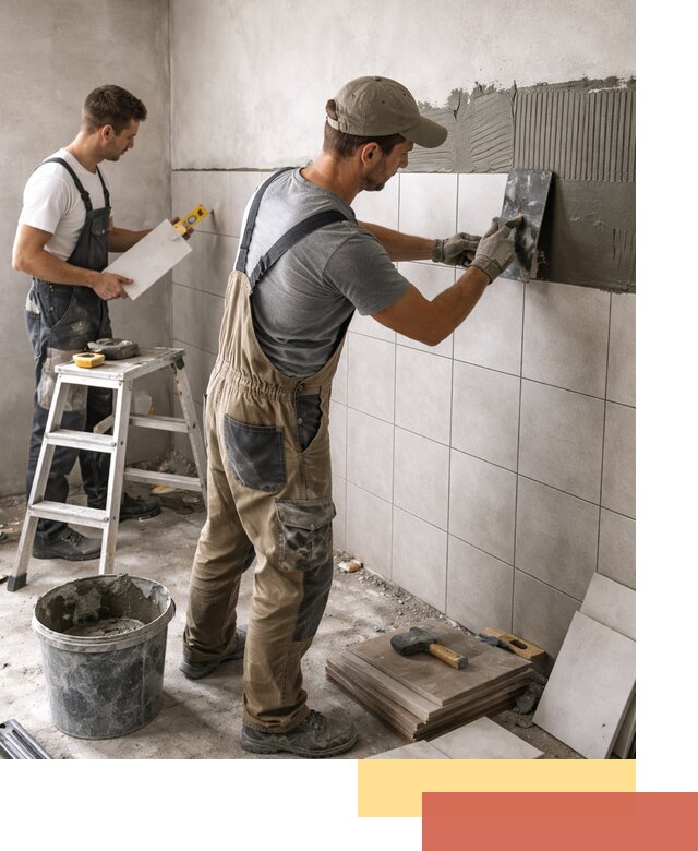 Укладка плитки на стены в Энгельс профессионально и надежно