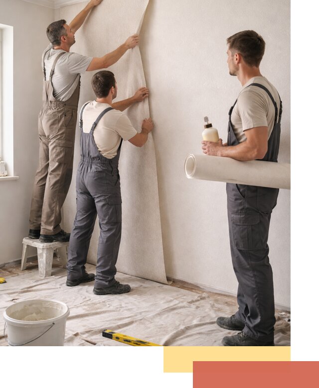 Оклейка стен обоями в Энгельс — качественно и профессионально