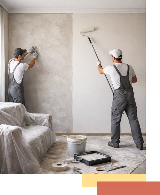 Покраска стен антивандальной краской в Энгельс