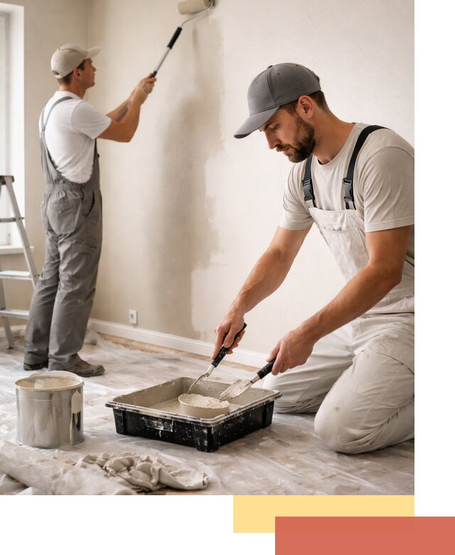 Покраска стен в квартире в Энгельс — профессионально и аккуратно