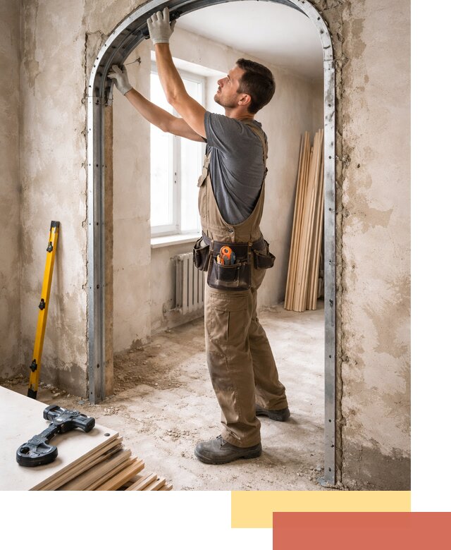 Устройство арочного проема в Энгельс под ключ