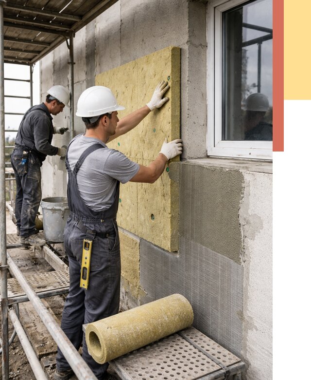 Утепление стен в Энгельс от 4583 руб. под ключ — быстро и недорого | ОТДЕЛОЧНИК-Энг