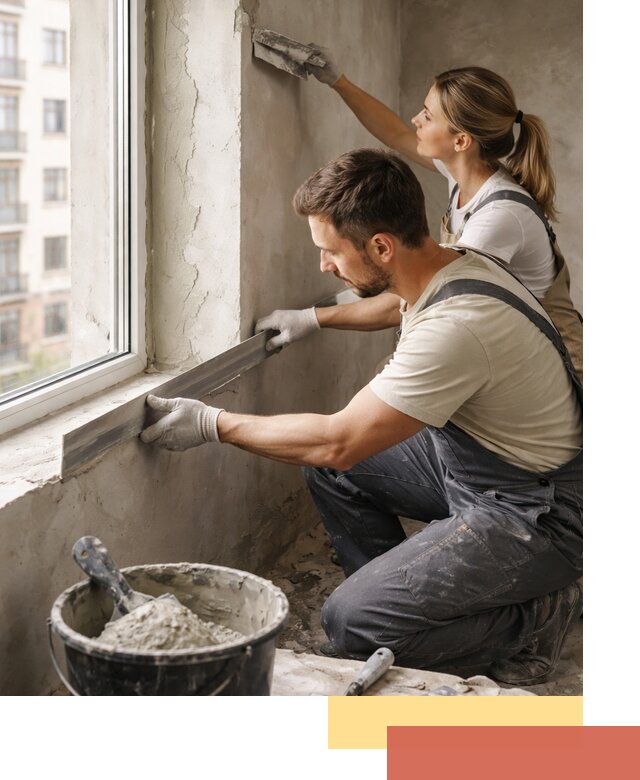 Штукатурка откосов дверей и окон профессионально в Энгельс