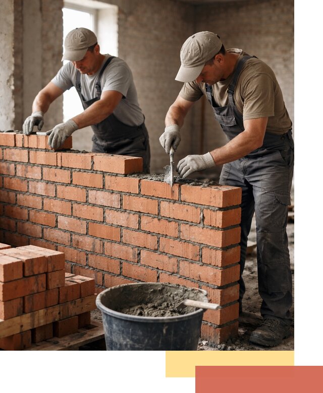 Кладка кирпичных перегородок под ключ в Энгельс