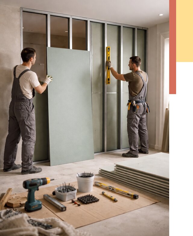 Перегородка из влагостойкого гипсокартона в Энгельс от 5116 руб. — монтаж под ключ | ОТДЕЛОЧНИК-Энг