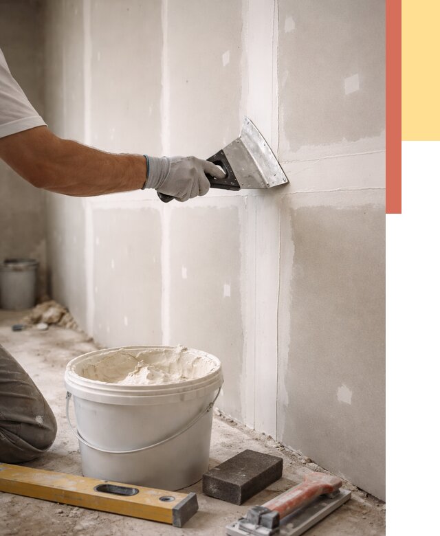 Шпаклевка перегородок из гипсокартона в Энгельс от 2665 руб. — услуги ОТДЕЛОЧНИК-Энг