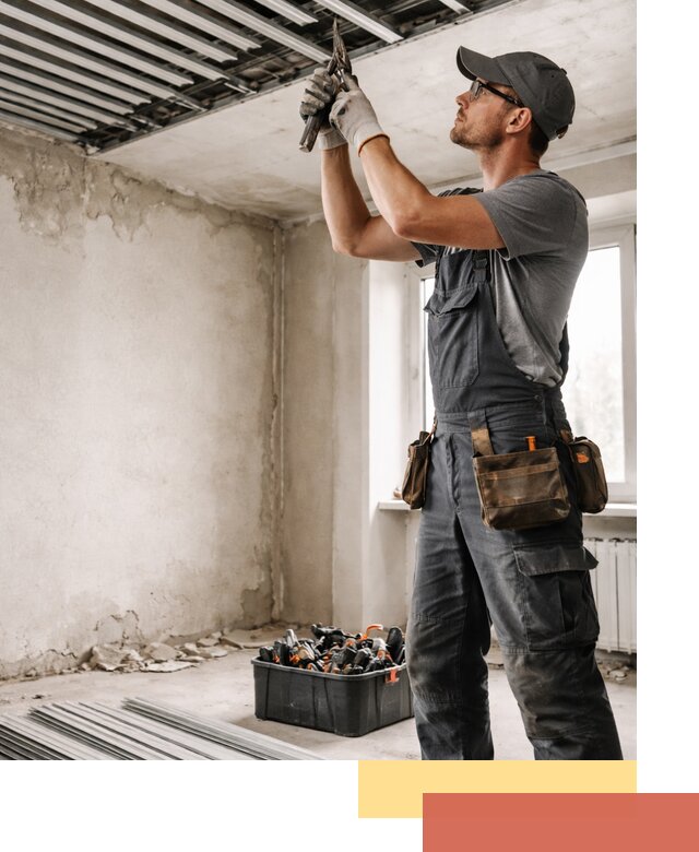 Демонтаж реечного потолка в Энгельс быстро и аккуратно