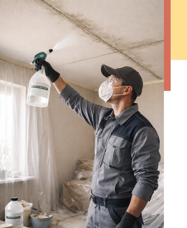 Антисептическая обработка потолка в Энгельс от 2665 руб. | ОТДЕЛОЧНИК-Энг