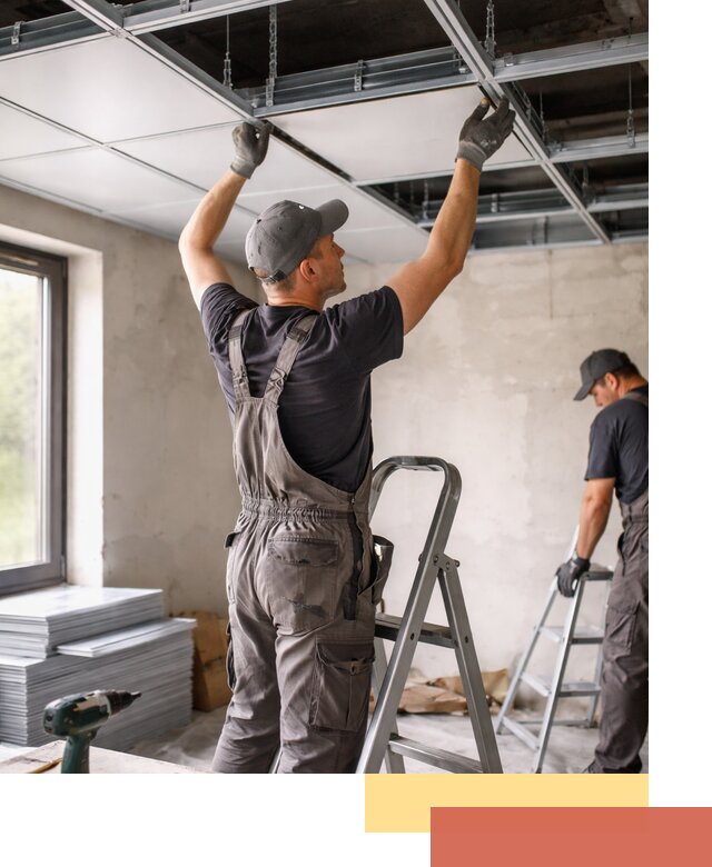 Монтаж кассетного потолка в Энгельс качественно и быстро