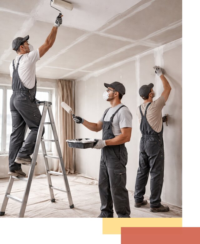 Покраска потолка из гипсокартона в Энгельс качественно и недорого