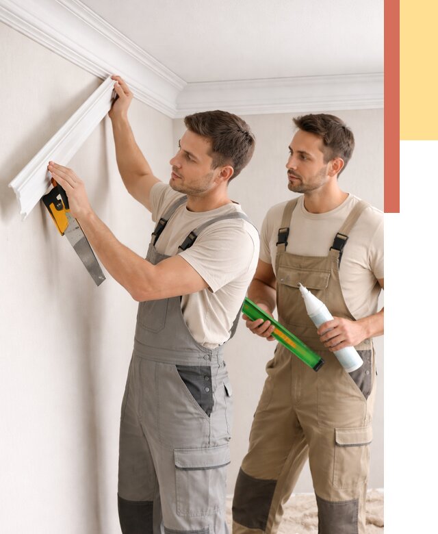 Монтаж потолочного плинтуса в Энгельс от 2452 руб. — быстро и недорого | ОТДЕЛОЧНИК-Энг