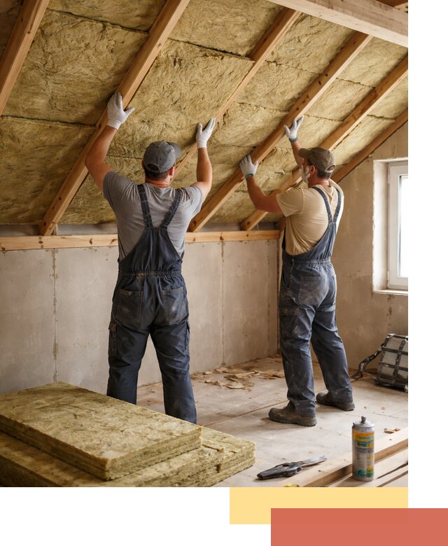 Утепление потолка минеральной ватой в Энгельс